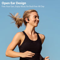 1 x RAW Customer Returns LOBKIN Bone Conduction Headphones Bluetooth 5.3 - Open Ear Headphones Sweat-Resistant Outdoor Wireless Sports Headphones with Microphones for Cycling Running, 7 Hours Playtime - RRP €34.42