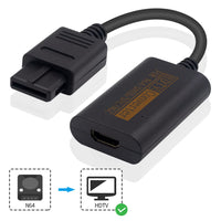 1 x RAW Customer Returns Duttek N64 to HDMI Converter, N64 to HDMI Adapter Cable, HDTV Video Converter Supports SNES, SFC, N64, GC Displays Modes Output to 720p, No Power Supply Required, 20cm. - RRP €28.42