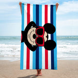 1 x RAW Customer Returns Jay Franco Disney Mickey Mouse Summer begins here 71cm x 147cm beach towel made of 100 cotton terry - RRP €16.99