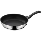 1 x RAW Customer Returns WMF Devil frying pan 28 cm, pan induction, Cromargan stainless steel coated, plastic handle - RRP €65.99