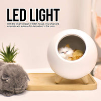 1 x RAW Customer Returns USB Rechargeable Night Light Cat House Lamp Cute Kitten Little Pet House Atmosphere Cat Light Room Decoration for Women Teen Girls 1  - RRP €26.99