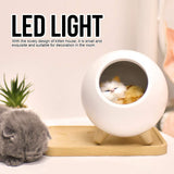 1 x RAW Customer Returns USB Rechargeable Night Light Cat House Lamp Cute Kitten Little Pet House Atmosphere Cat Light Room Decoration for Women Teen Girls 1  - RRP €26.99