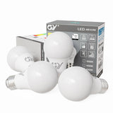 1 x RAW Customer Returns GY light bulb E27 with motion detector light sensor lamp, E27 LED cold white 6500K 1050lm bulb, 6.5W replaces 75W, automatic on off, for stairs, toilets, garden, garage, pack of 4 - RRP €24.19