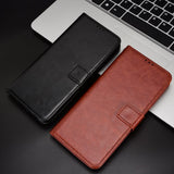 1 x Brand New TIANYUE leather case cover TCL 405, vintage wallet cell phone case PU leather case, flip wallet cell phone case with stand function card slots protective case for TCL 405-black - RRP €21.6