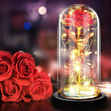 1 x Brand New DASIAUTOEM Infinity Eternal Rose, Glass Dome Angel Statue, Rose Flower in Glass Angel Figurine, Preserved Rose, Birthday Valentine s Day Anniversary Gifts for Mother Her,Girlfriend,Mom Blue  - RRP €30.0