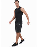 1 x RAW Customer Returns HOPLYNN Pack of 4 Compression Shirt Men s Tank Tops Sports Sleeveless Functional Undershirt Running Shirt for Training Gym 2Black Gray White L - RRP €28.22