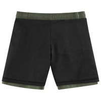 1 x RAW Customer Returns Dancinova swimming trunks for men swimwear men swimming trunks with compression liner 2 in 1 summer short breathable, green, M - RRP €26.21