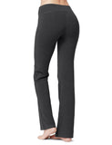 1 x RAW Customer Returns BALEAF Bootcut Yoga Pants with Pockets for Women - Flowy Women s Sports Pants - Tummy Control Workout Pants-Dark Gray-L - RRP €25.2