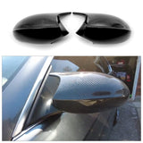 1 x RAW Customer Returns 1 Pair Car Wing Mirror Covers, Rearview Mirror Cover, Side Mirror Housing M3 Style Replacement for B-MW E81 E87 E90 E91 E92 E93 Carbon Fiber . - RRP €50.41