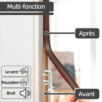 12 x Brand New 6m Brown Type D Door Window Seal Cold and Sound Insulation Seal for Window Door D-Profile, Self-Adhesive TPE Rubber Sealing Strip, PVC Car Door Caulking Strip - RRP €173.64