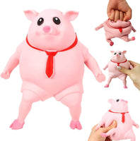 7 x Brand New Anti Stress Pig for Children and Adults, Pig Squeeze Toy, Funny Piggy Squeeze Toy, Stress Balls Pig Stress Toy for Leisure Entertainment Stress Relief - RRP €77.56