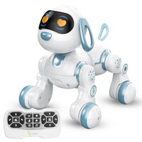 1 x RAW Customer Returns Robot Dog Kids, Remote Controlled Interactive Toy Robot with Sing Dance Programmable, Electronic Pets Music RC Dog Robot Toy Birthday Gifts for Children 3-12 Years - RRP €40.33