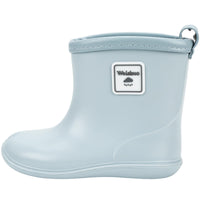 1 x RAW Customer Returns Weishuo Unisex Children s Rain Boots Waterproof Rain Rubber Boot Baby Girls, Manufacturer Size 13, 20 21 EU, Light Blue - RRP €20.4