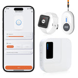 1 x RAW Customer Returns DAYTECH emergency call button for seniors on mobile phone, WiFi Tuya Smart senior emergency button alert system, home emergency call for elderly patients, disabled, children SOS emergency call only 2.4GHZ  - RRP €55.63