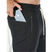 1 x RAW Customer Returns Yageshark Men s Jogging Pants Cotton Fitness Slim Fit Leisure Pants Black M Thin - RRP €27.99