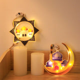 9 x Brand New Sunshine smile Ramadan decorative fairy light, Islam Mubarak decoration crescent moon night light, hanging Ramadan Mubarak light, LED Muslim Ramadan lights, Eid decorations light, Ramadan decoration lights - RRP €145.17