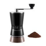 1 x RAW Customer Returns Vzaahu Manual Coffee Grinder Hand Coffee Grinder with Conical Ceramic Grinder 8 Levels Adjustable Coarseness with Hand Crank Black  - RRP €21.99