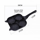 2 x Brand New Yhuasia Pancake Pan, Fried Egg Pan, Aluminum Frying Pan, General Use of Gas Induction Cookers, for Frying Eggs Frying Pan Silicone Spatula Oil Brush  - RRP €40.8