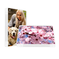 1 x Brand New Acrylic Picture Frame, Double Sided Frameless Frame, Acrylic Magnetic Photo Frame, Acrylic Photo Frame, Double Sided Frameless Frame, Acrylic Magnetic Picture Frame, Magnetic Acrylic Photo Frame - RRP €6.24