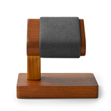 1 x RAW Customer Returns Oirlv Solid Wood Simple Watch Stand,Watch Stand for Men,Wooden Watch Holder,Watch Storage,Gift for Him Dark Gray  - RRP €25.2