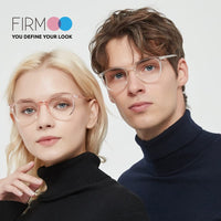 1 x RAW Customer Returns Firmoo reading glasses 0.0 against blue light anti-reflective women s transparent, square men s blue light filter computer glasses with prescription anti-fatigue, blue light UV protection glasses visual aid glasses  - RRP €25.59