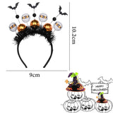 1 x Brand New MEZHEN Halloween Mummy Headband Halloween Headband Halloween Headband Women s Bat Hair Accessories Halloween Headdress for Halloween Prom Carnival Costume Party - RRP €14.11