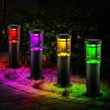 1 x RAW Customer Returns Ainostone Solar Lamps 4 Pack Solar Lights RGBW Color Changing Garden Lights 900mAh Solar Lamps Warm White IP65 Winterproof Garden Lamps Auto On Off for Outdoor Garden Patio Lawn Path New Year Decoration - RRP €36.29