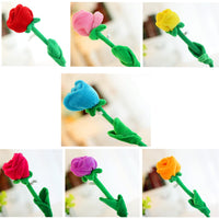 3 x Brand New DongAi 7PCS Plush Rose Flower, 12.5inch Bendable Stems Plush Bouquet Toy Soft Rose Flower, Graduation Mother s Day Girlfriend Wife Gift Multi-Color  - RRP €61.2