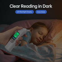 1 x RAW Customer Returns Ear thermometer, ear thermometer for baby adults, digital infrared thermometer with 24 disposable protective caps - RRP €29.99