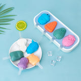 2 x Brand New 3 Pack Reusable Silicone Popsicle Molds Cartoon Shape, BPA Free Baby Ice Cream Molds with Lid and Silicone Handle for Homemade Popsicles and Ice Cream - RRP €22.96