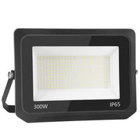 2 x RAW Customer Returns bapro 300W LED spotlight waterproof 30000LM LED floodlight 6500K IP65 daylight white for outside and inside Extra flat floodlight LED spotlight outdoor outdoor security light outdoor spotlight - RRP €108.22