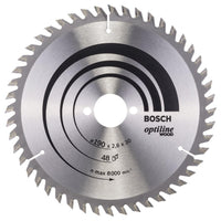 1 x RAW Customer Returns Bosch Accessories Bosch Professional 1x circular saw blade Optiline Wood saw blade for wood, 190 x 30 x 2.6 mm, 48 teeth, circular saw accessories  - RRP €30.83