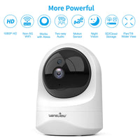 1 x RAW Customer Returns wansview WiFi IP Camera, 2K WiFi Surveillance Camera with Night Vision Motion Detection, Two-Way Audio, Compatible with Alexa, Baby Pet Security Camera, Q6 - RRP €25.28