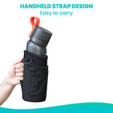 40 x Brand New petellow neoprene thermal cover compatible with starter set drinking bottle 650ml - bottle cover neoprene cover protective cover with adjustable shoulder strap - RRP €399.6