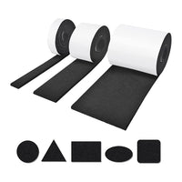 3 x Brand New Qeunrtiy Self-Adhesive Felt Pads, 3 Rolls of Felt Pads 100 x 10 cm 100 x 5 cm 100 x 2 cm , 5 mm Stickers, for Chairs - RRP €24.06