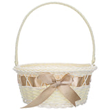 1 x RAW Customer Returns jojofuny 2 Pieces Flower Girl Basket Flower Girl Basket Flower Basket Flower Girl Baskets for Weddings Weddings Woven Basket - RRP €29.99