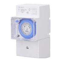 1 x RAW Customer Returns Jadeshay Mechanical Timer Waterproof Programmable 24 Hour Outdoor Time Switch AC230V - RRP €20.29