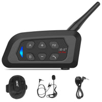 1 x RAW Customer Returns Ejeas Vnetphone Professional Football Referee Intercom Motorcycle Snowmobile Skiing Full Duplex 1200m V6C Wireless BT Intercom with Referee Headset - RRP €68.35