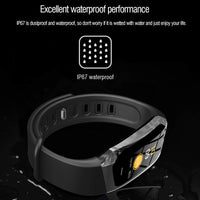 1 x RAW Customer Returns findtime Unisex Fitness Tracker Digital Quartz Silicone Activity Bracelet Heart Rate Blood Pressure Monitor Pedometer - RRP €56.46