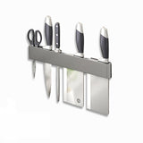 1 x Brand New Wall-mounted knife holder 40cm - Can be installed without drilling, knife block for knives or utensils gray  - RRP €20.4