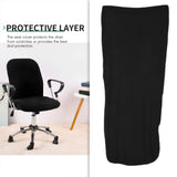 2 x Brand New Tiamu office chair cover, office chair cover, chair covers, swivel chair cover, elastic modern chair cover, computer chair protector, washable armchair cover seat cover only black  - RRP €40.8