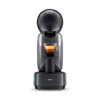 1 x RAW Customer Returns Krups Nescaf Dolce Gusto Capsule coffee machine, 15 bars, Multi-cold or hot drinks, Large tank, Eco mode, Pod coffee maker, Infinissima, Gray KP173B10 - RRP €99.0