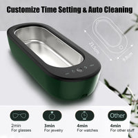 1 x RAW Customer Returns Ultrasonic cleaner sonic cleaner for glasses, 50W glasses cleaning device ultrasonic cleaner with 4 modes ultrasonic cleaning device glasses 47kHz ultrasonic bath ultrasonic device for glasses, watches - RRP €39.31