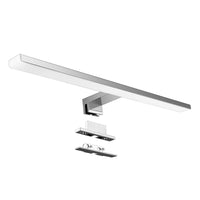 1 x RAW Customer Returns Aourow LED mirror light bathroom mirror lamp 10W 820lm 40cm neutral white 4000K, 3 in 1 mirror lamp bathroom bathroom light IP44 230V, nickel chrome steel LED cabinet light - RRP €23.79