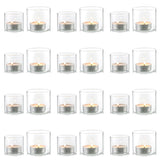 1 x RAW Customer Returns NUPTIO tealight holder tealights tealight glasses glass - 24 pieces small floating candle holder tealight wedding lantern tealight glass candle holder glasses votive candle holder Christmas 4 cm 5 cm height - RRP €27.2