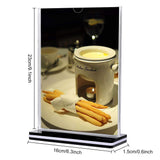 1 x RAW Customer Returns Pack of 6 A5 stand display table display advertising display acrylic T-stand menu card holder double-sided menu holder for restaurant, cafe, shop, office, hotel - RRP €28.99