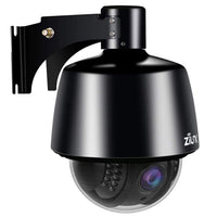 1 x RAW Customer Returns ZILNK 5MP PTZ Security Camera Outdoor WIFI Cameras, Humanoid Recognition, IP65 Waterproof, 5X Optical Zoom, IR Night Vision, Motion Alarm, Support for 64GB SD Card - RRP €211.75