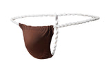 1 x Brand New Newsywell Men s Thongs Breathable Pouch Elastic Underwear Low Rise Bikini Underwear Coffee X-Large - RRP €27.6