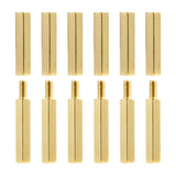 1 x RAW Customer Returns Litorange 240pcs M3 Male Female Hex Brass Spacer Spacer Screw Nut Threaded Pillar PCB Motherboard Assortment Kit - RRP €15.99