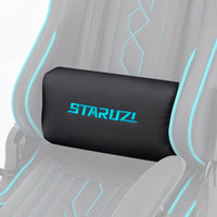 1 x RAW Customer Returns STARUZI PU leather lumbar cushion for gaming chair, additional lumbar support for long periods of sitting - RRP €8.15